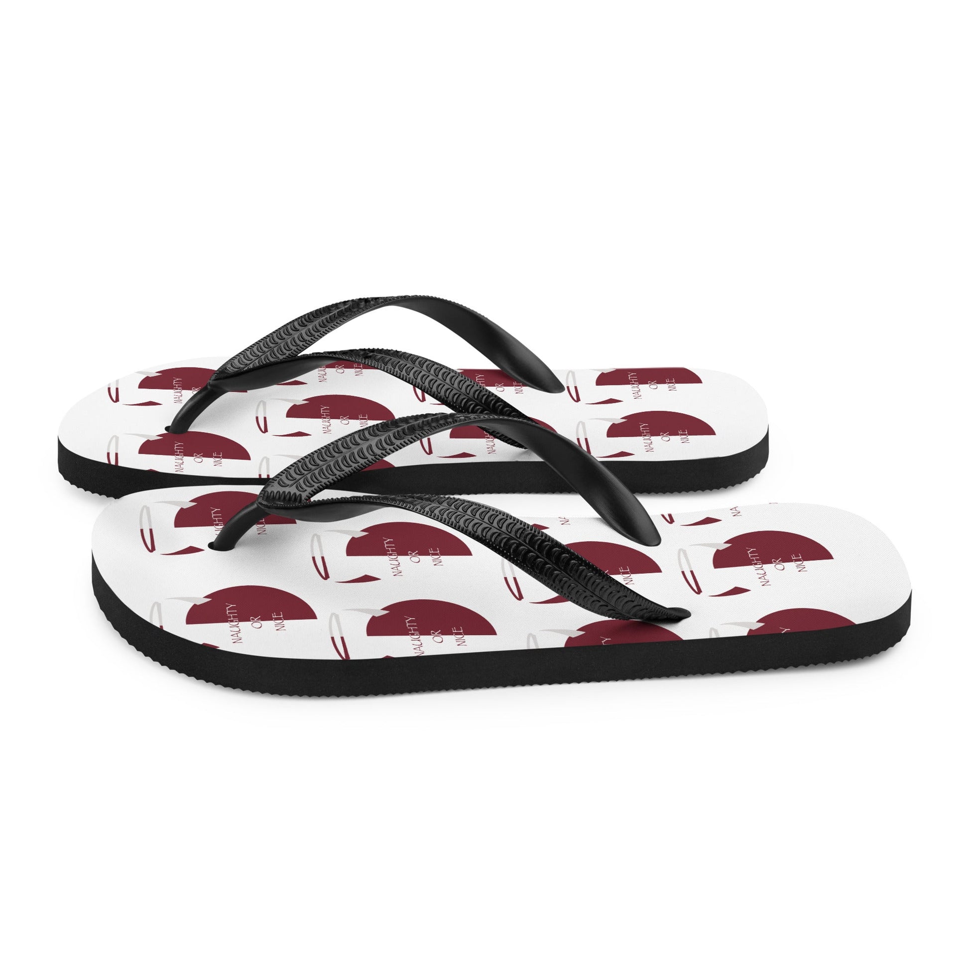 Naughty or Nice Flip-Flops