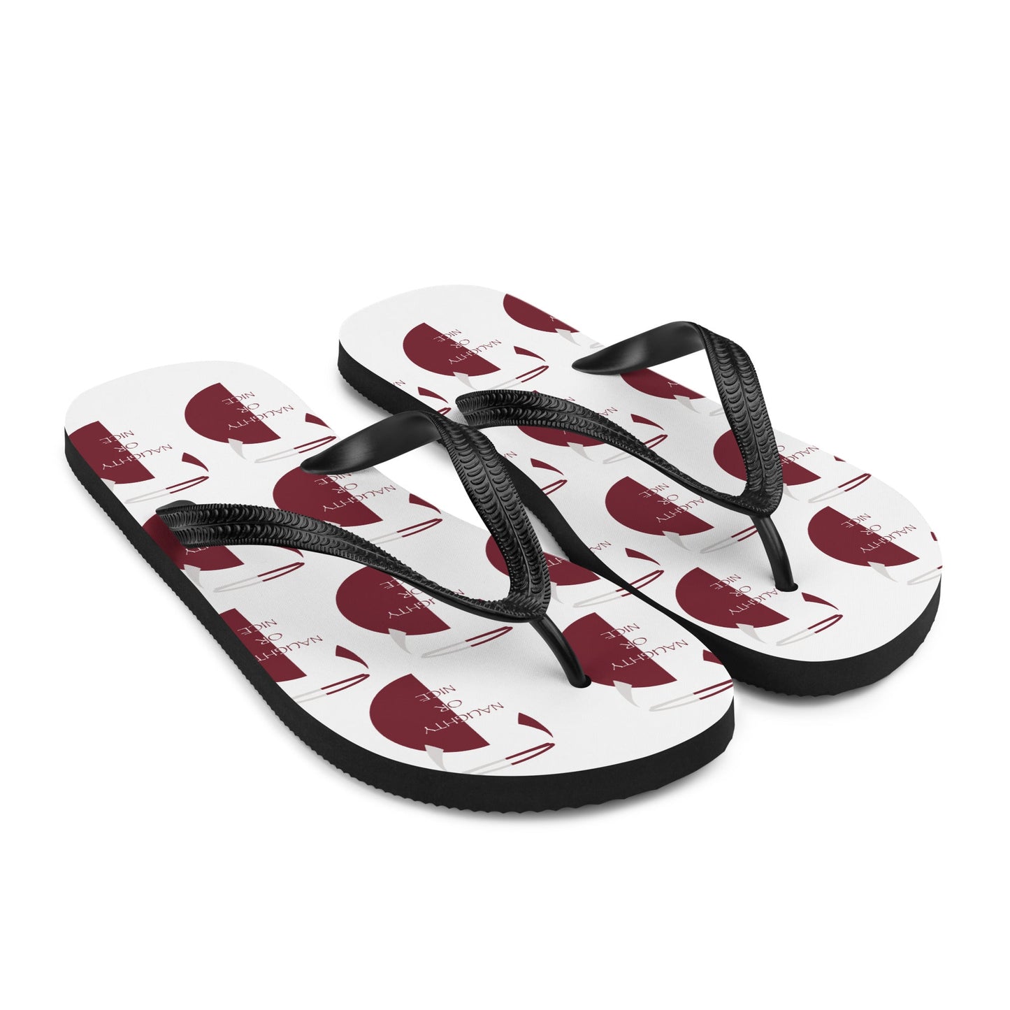 Naughty or Nice Flip-Flops