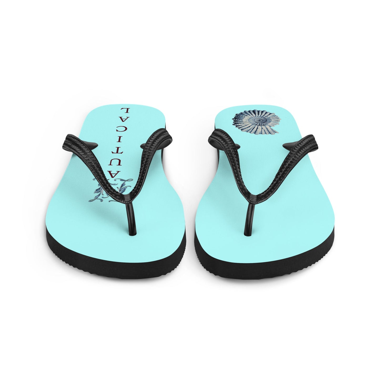 Nautical Fossils Flip-flops