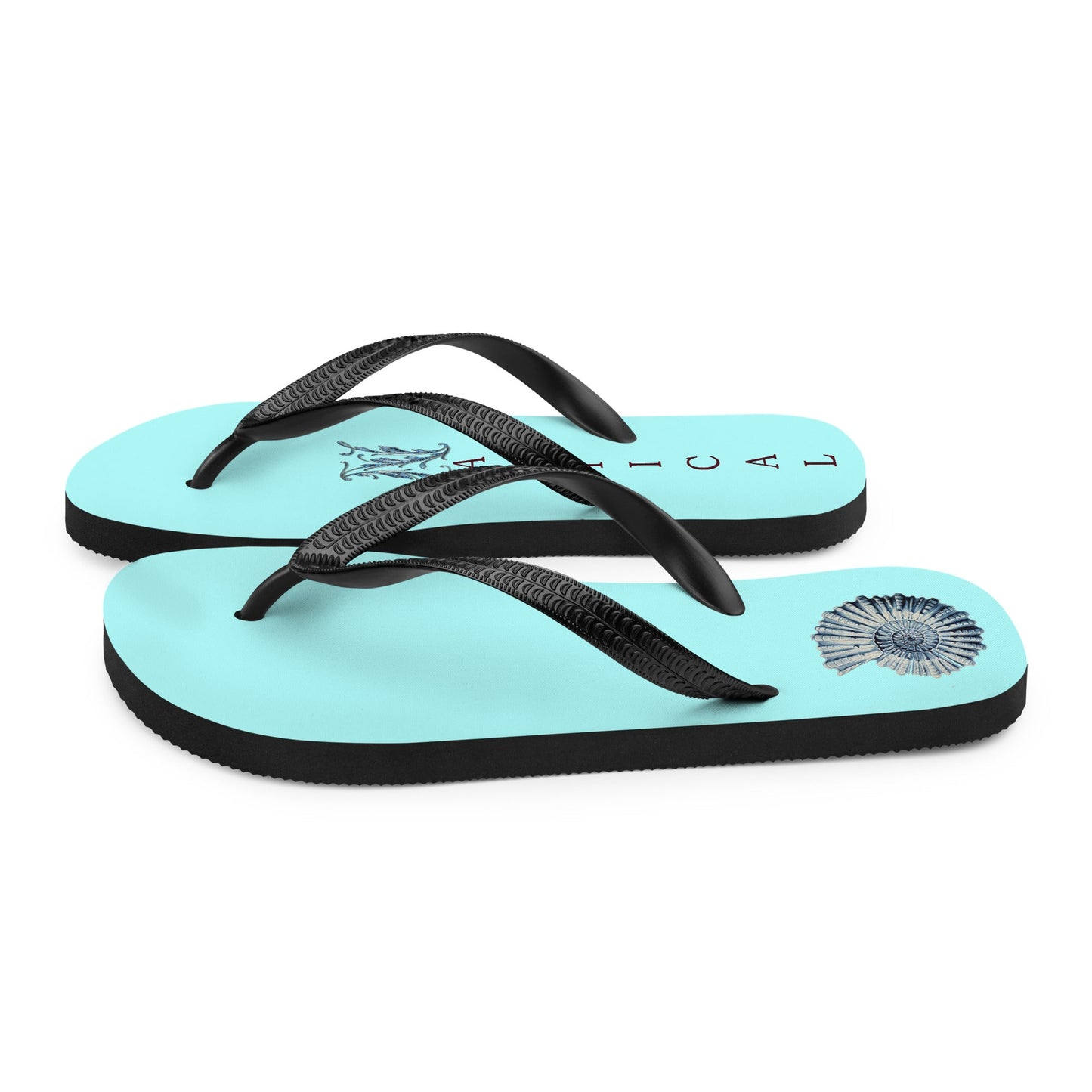 Nautical Fossils Flip-flops