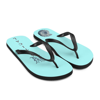 Nautical Fossils Flip-flops