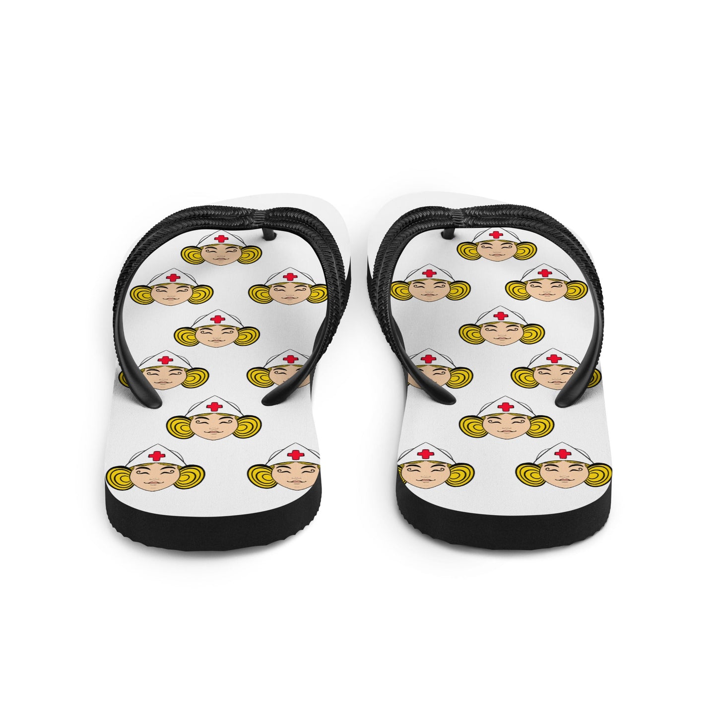 Nurse Army Flip Flops