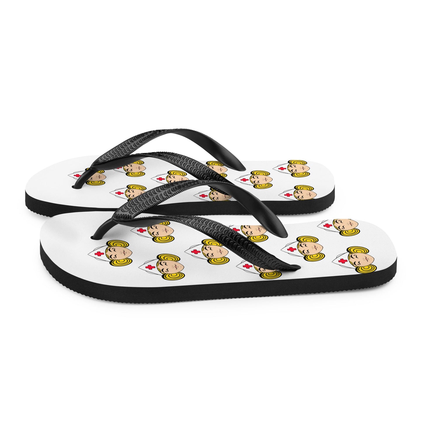 Nurse Army Flip Flops