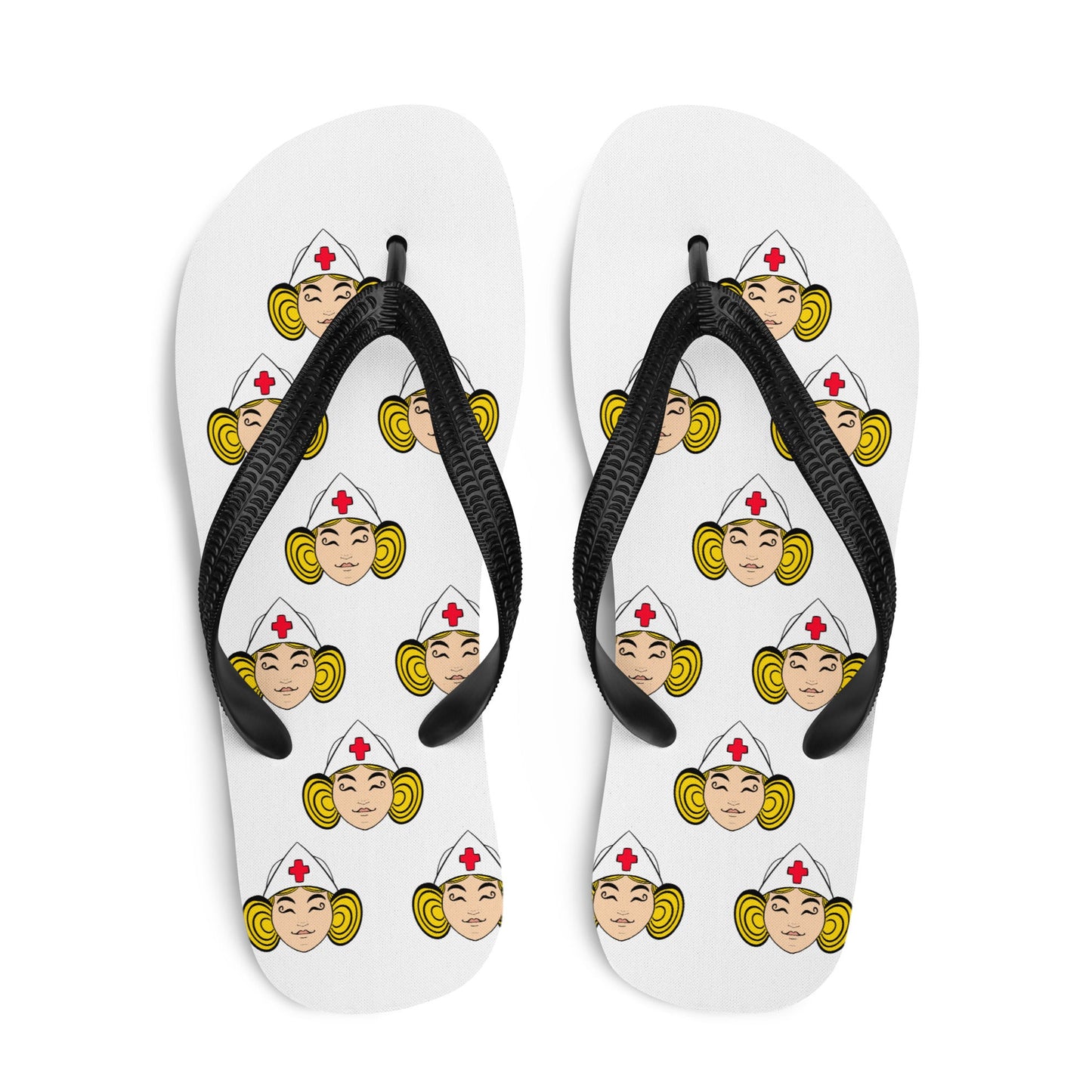 Nurse Army Flip Flops