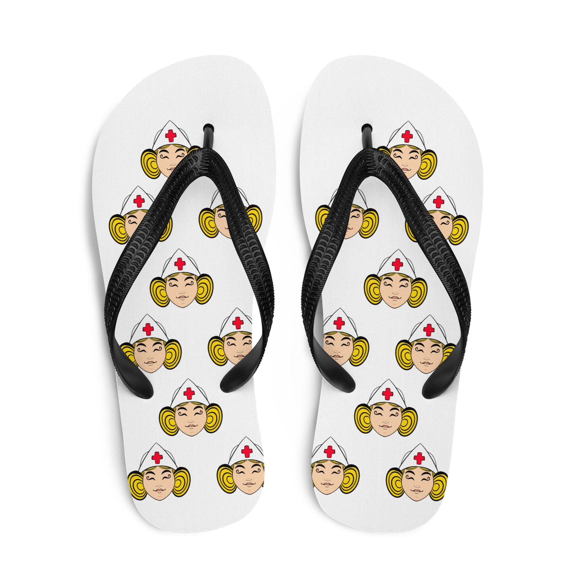 Nurse Army Flip Flops