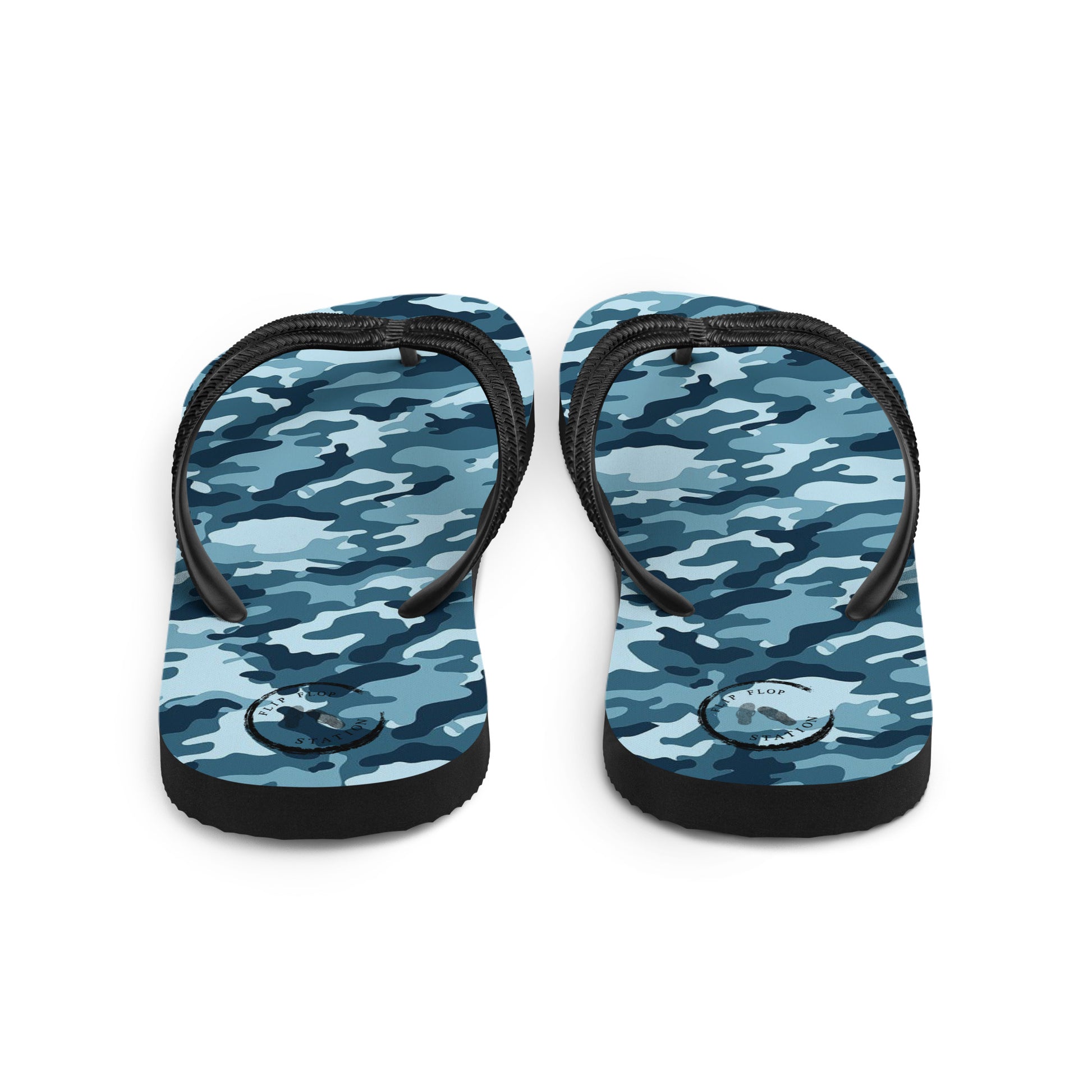 Ocean Camouflage Men's Flip-Flops