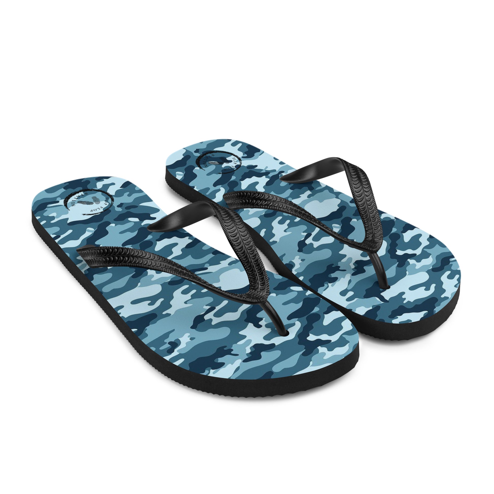 Ocean Camouflage Men's Flip-Flops