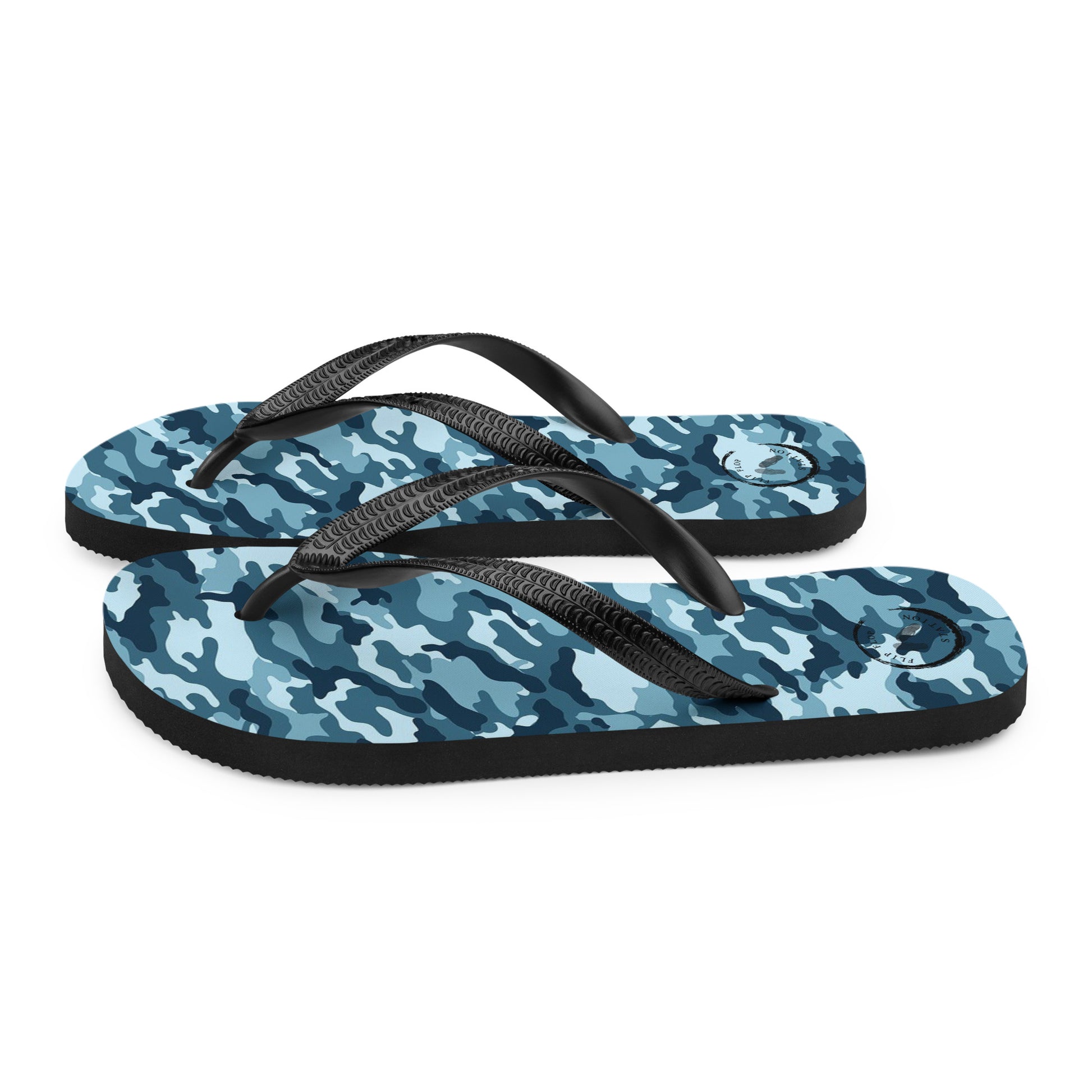 Ocean Camouflage Men's Flip-Flops