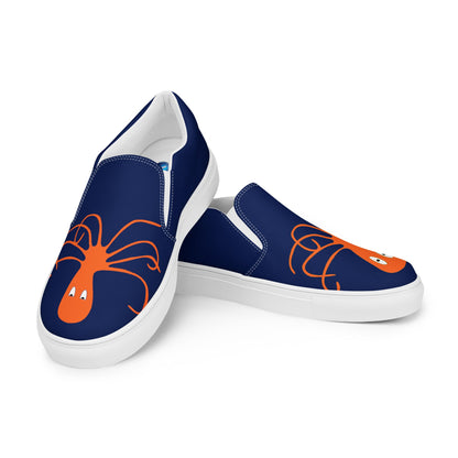 Octo-toes men's slip-on canvas shoes