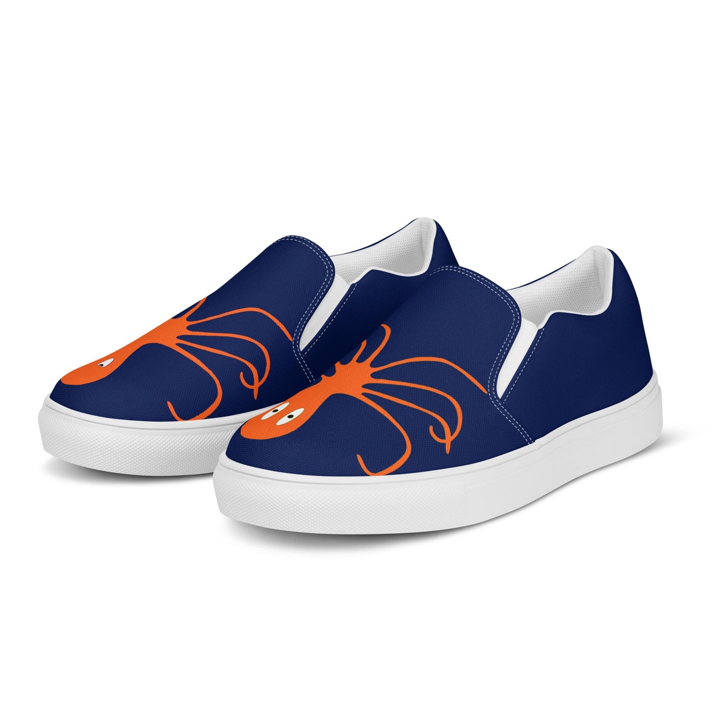 Octo-toes men's slip-on canvas shoes