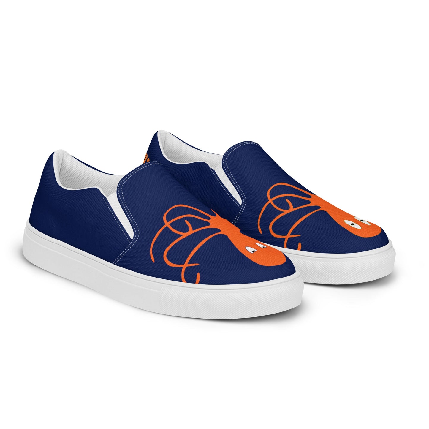 Octo-toes men's slip-on canvas shoes