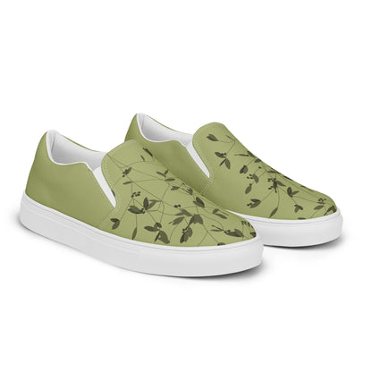 Olive Branch -Women’s slip-on canvas shoes