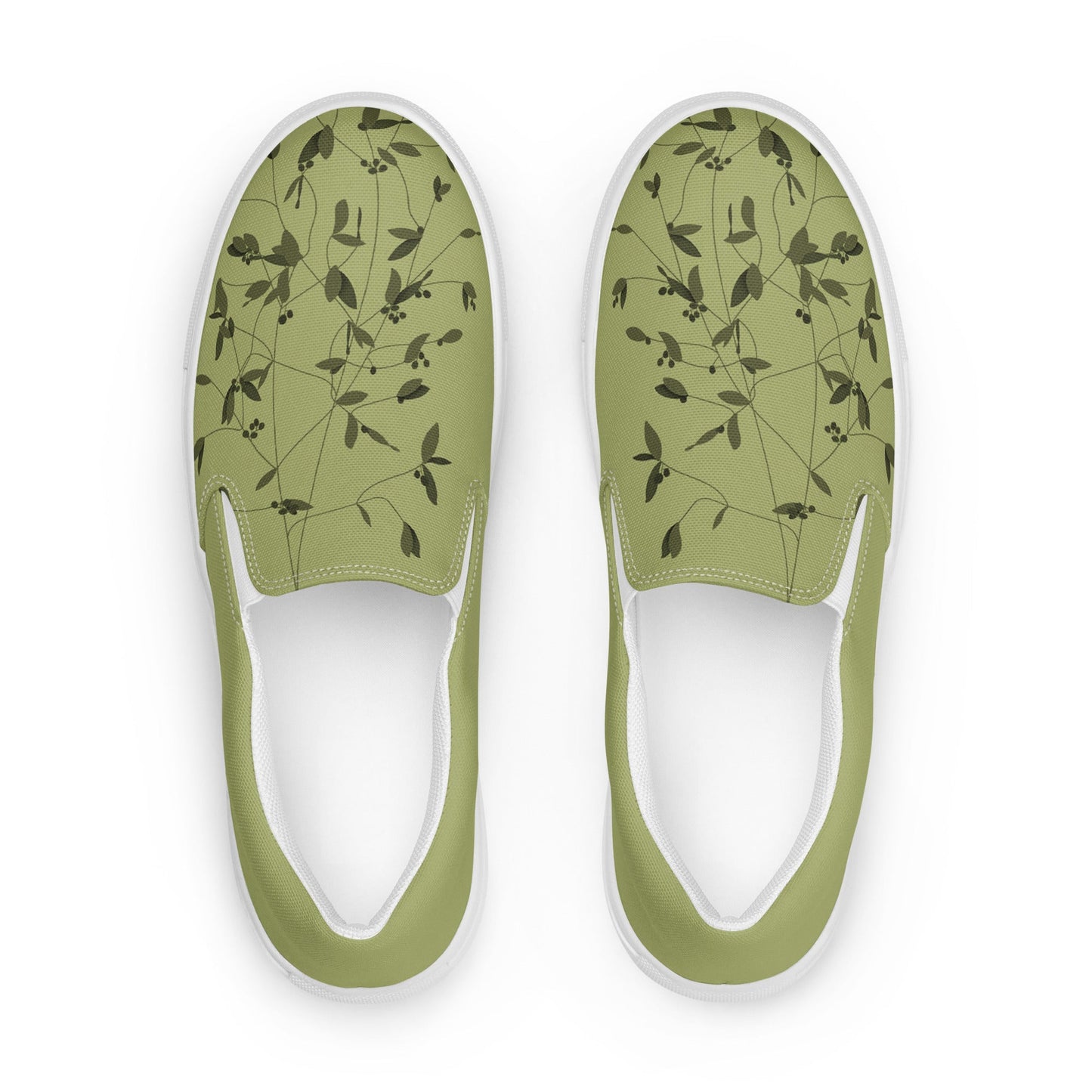 Olive Branch -Women’s slip-on canvas shoes