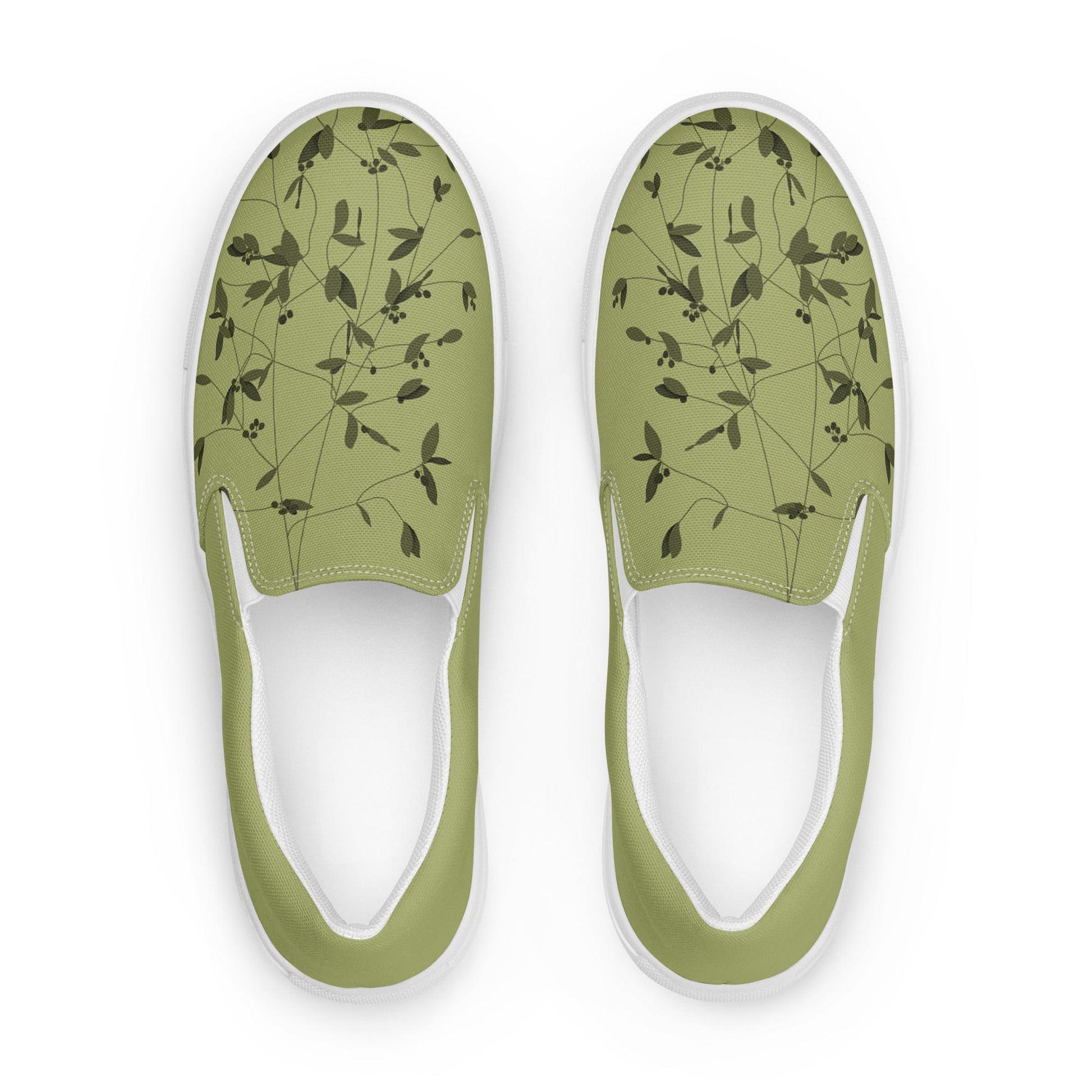 Olive Branch -Women’s slip-on canvas shoes