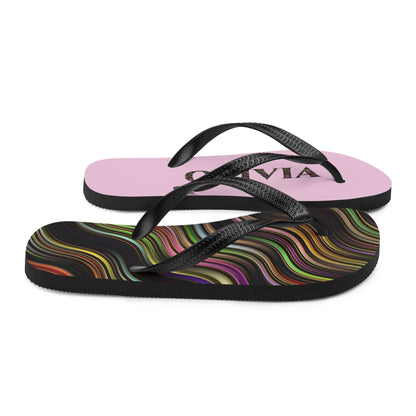 Olivia's flip-flops