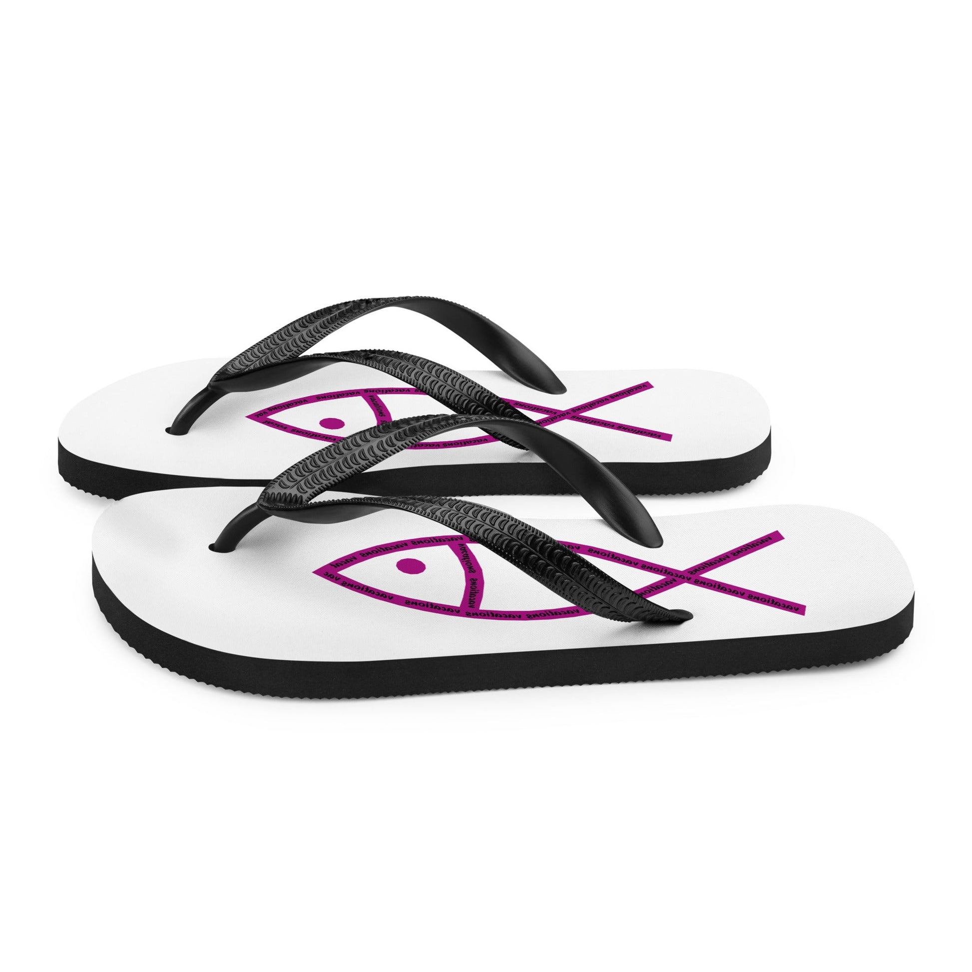 One Fish Unisex Flip-Flops Design