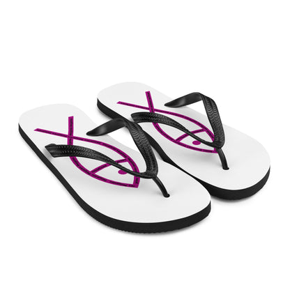 One Fish Unisex Flip-Flops Design