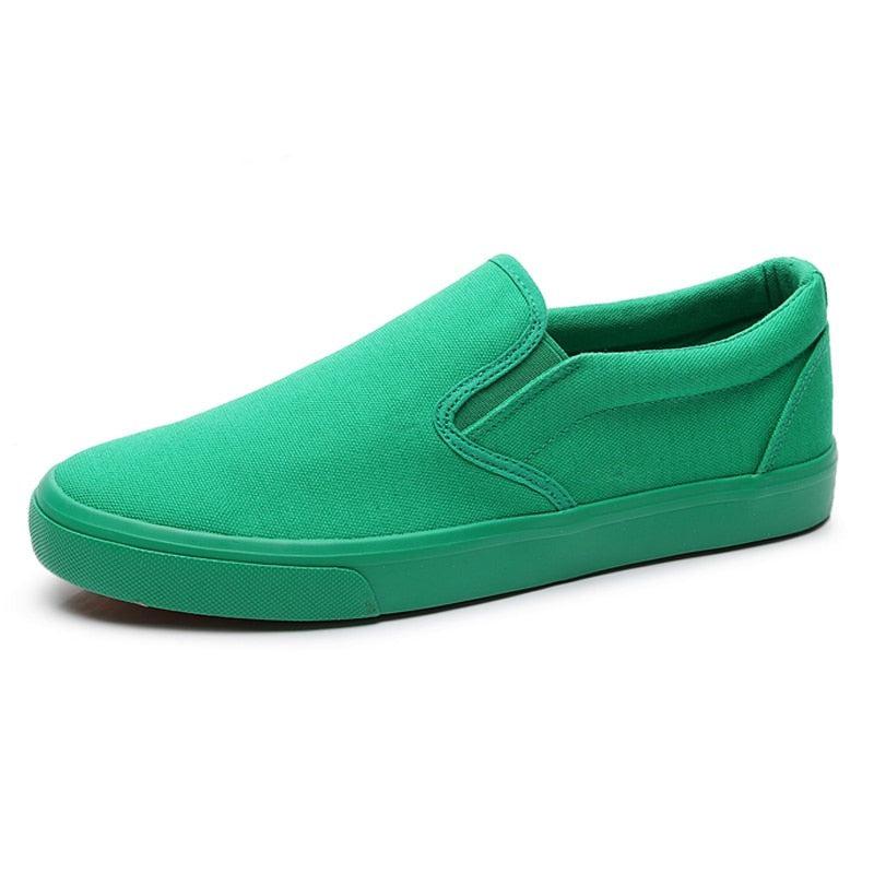 One color only... men's slip-on canvas shoes