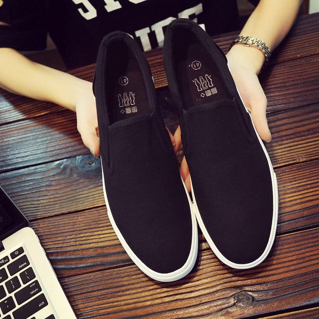 One color only... men's slip-on canvas shoes