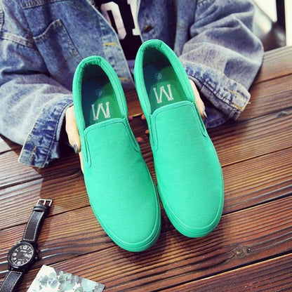 One color only... men's slip-on canvas shoes