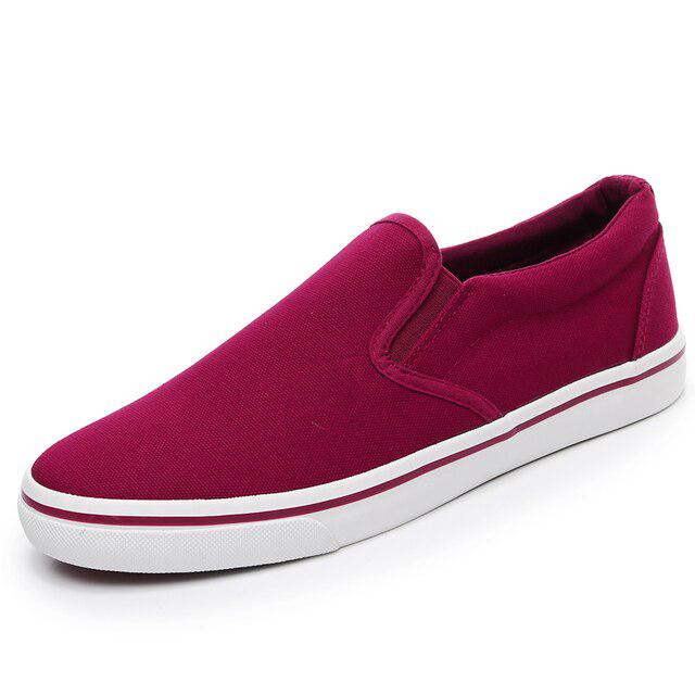 One color only... men's slip-on canvas shoes