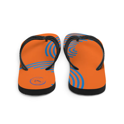 Orange Waves - Design Flip-Flops