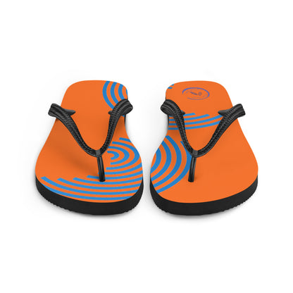 Orange Waves - Design Flip-Flops