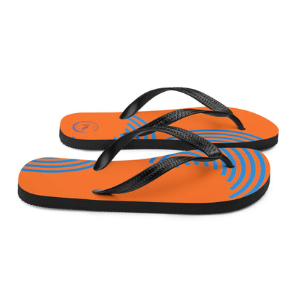 Orange Waves - Design Flip-Flops