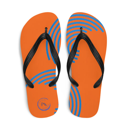 Orange Waves - Design Flip-Flops