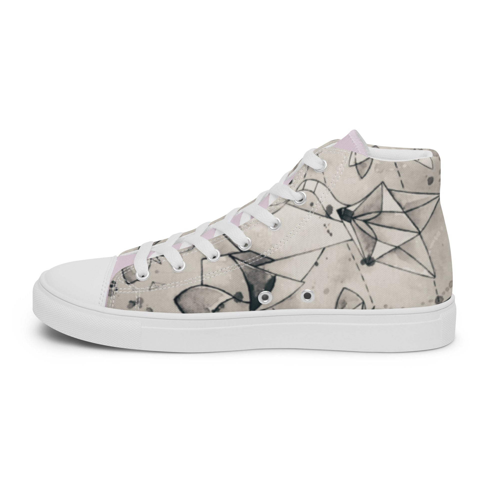 Origami Foxy high top canvas shoes