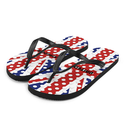 Patriotic Dots Flip-Flops