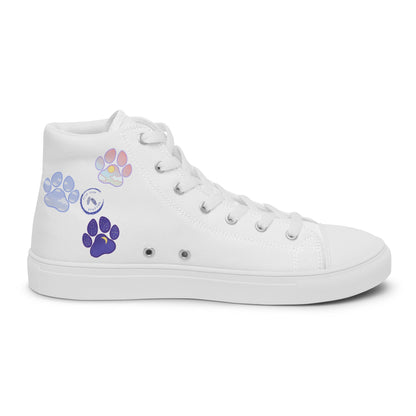 Paw Life - Women's High-Top Canvas Shoes