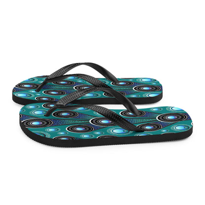 Peafowl Flip-Flops