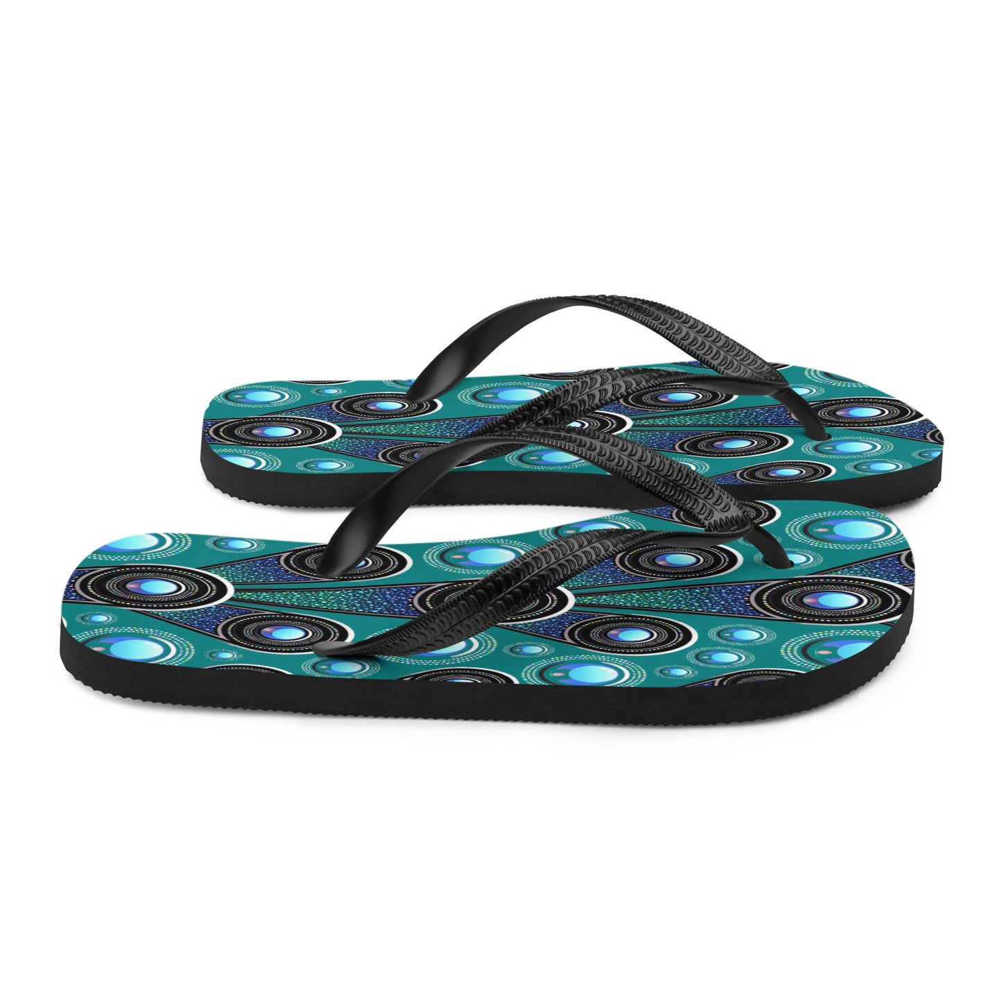 Peafowl Flip-Flops