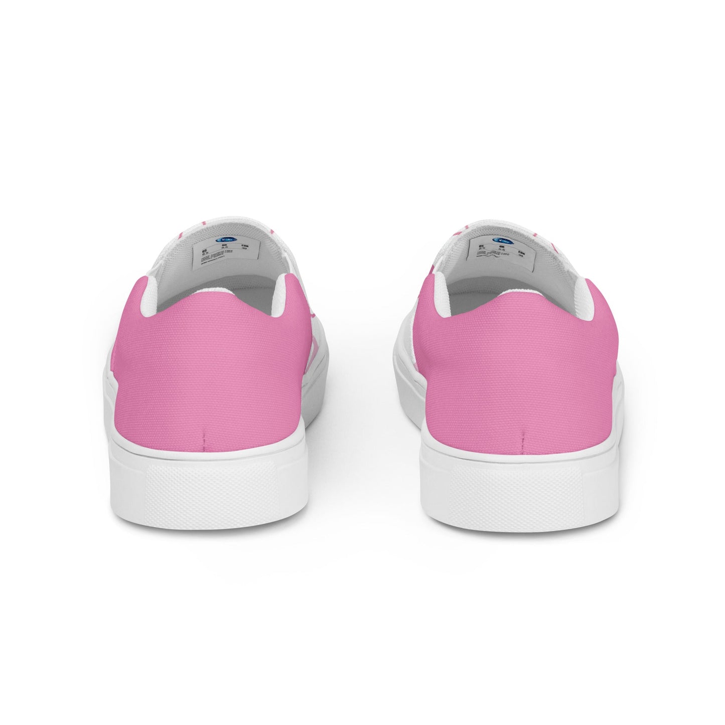 Pink Flamingo women's slip-on canvas shoes