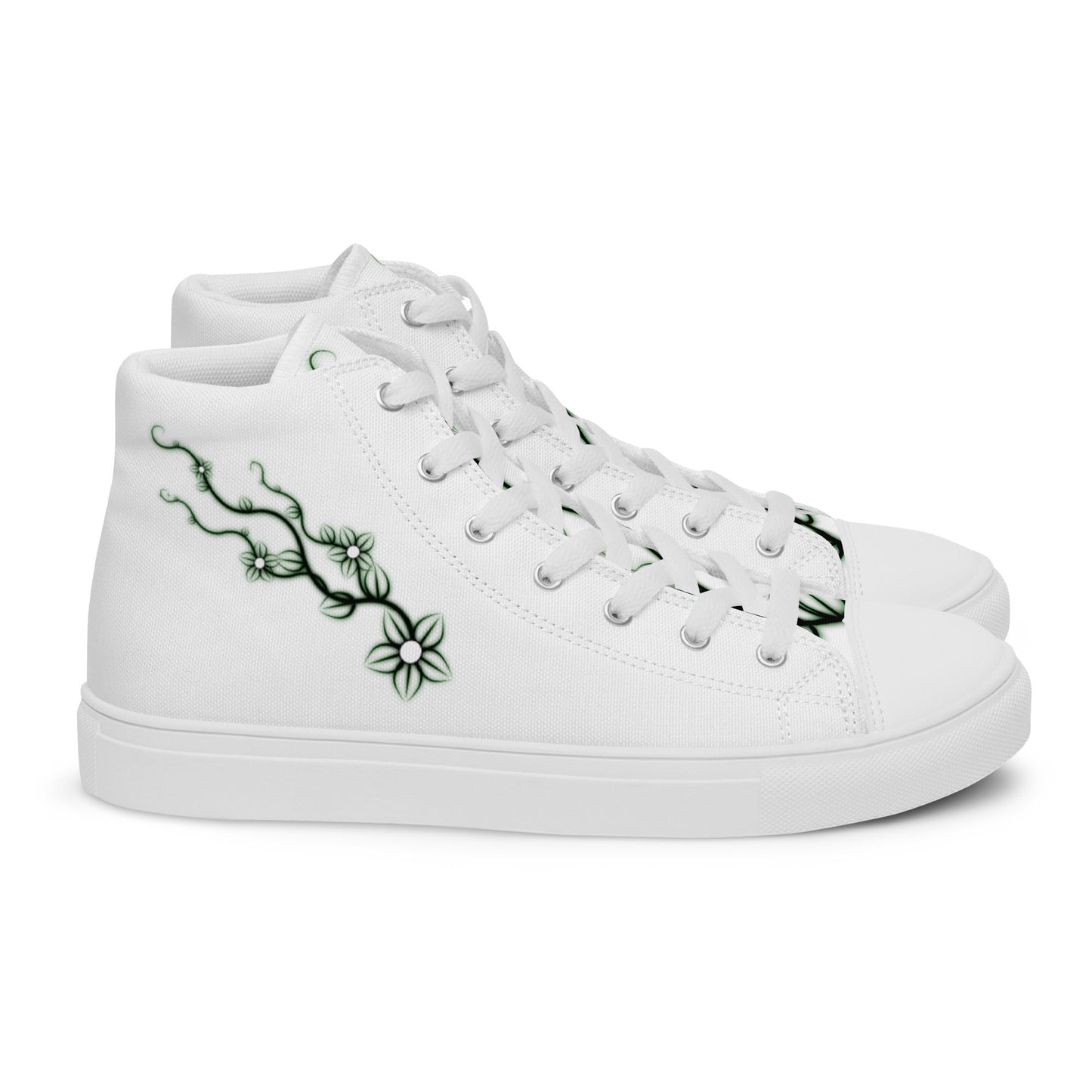 Poison Ivy high top canvas shoes