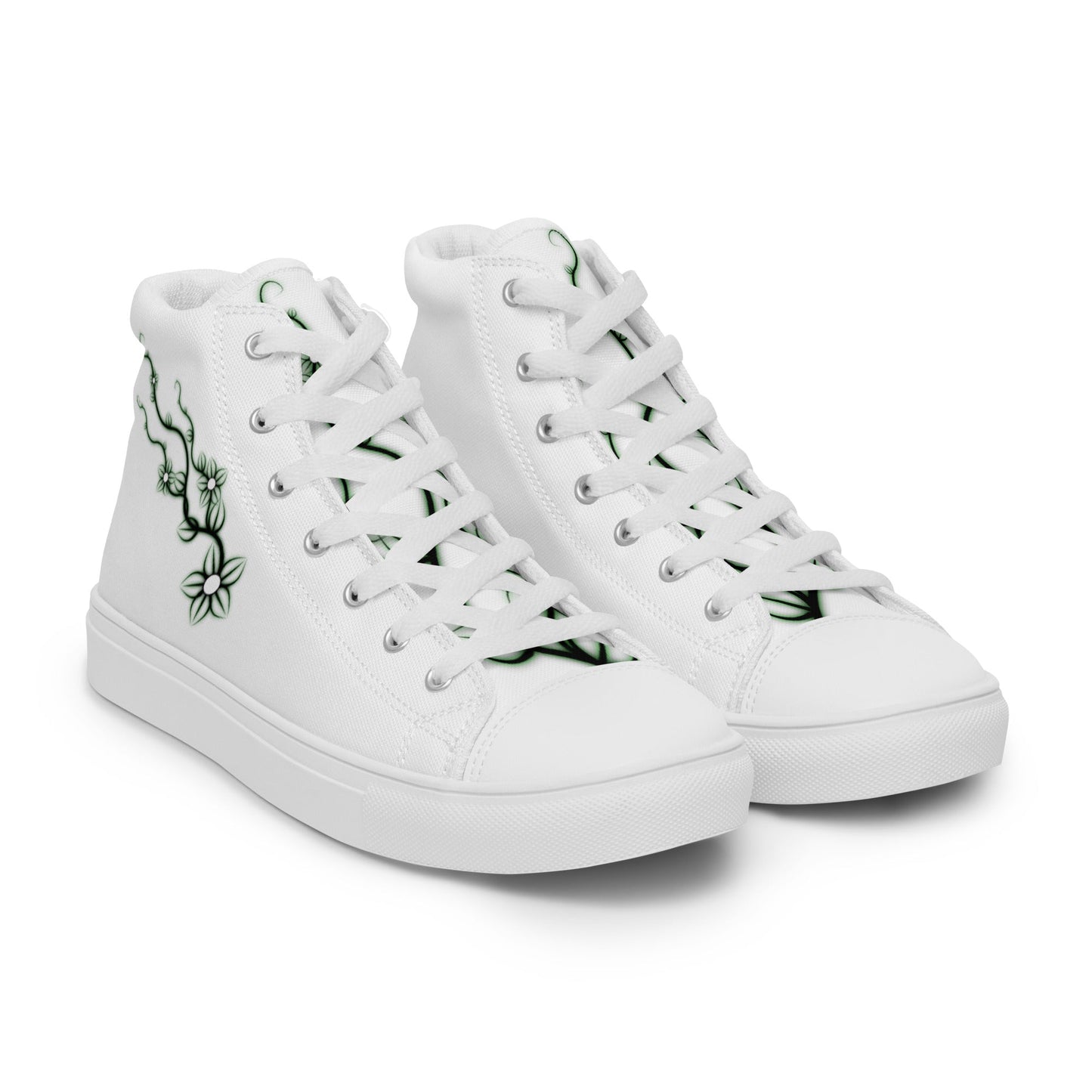 Poison Ivy high top canvas shoes