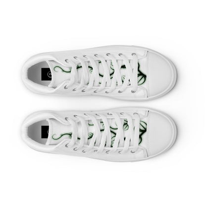 Poison Ivy high top canvas shoes