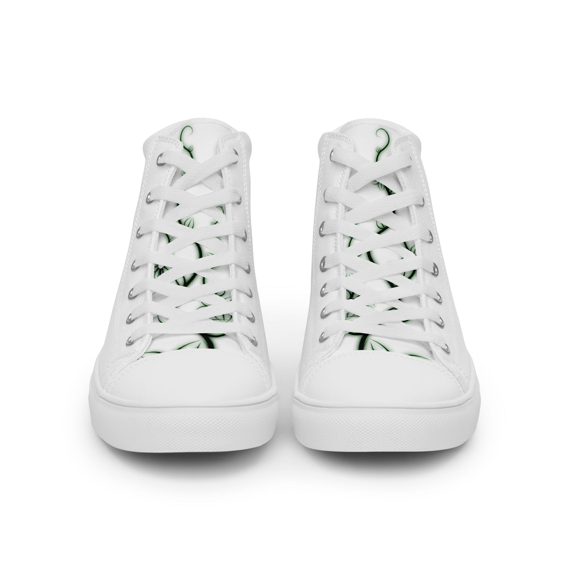 Poison Ivy high top canvas shoes