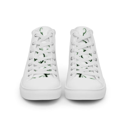 Poison Ivy high top canvas shoes