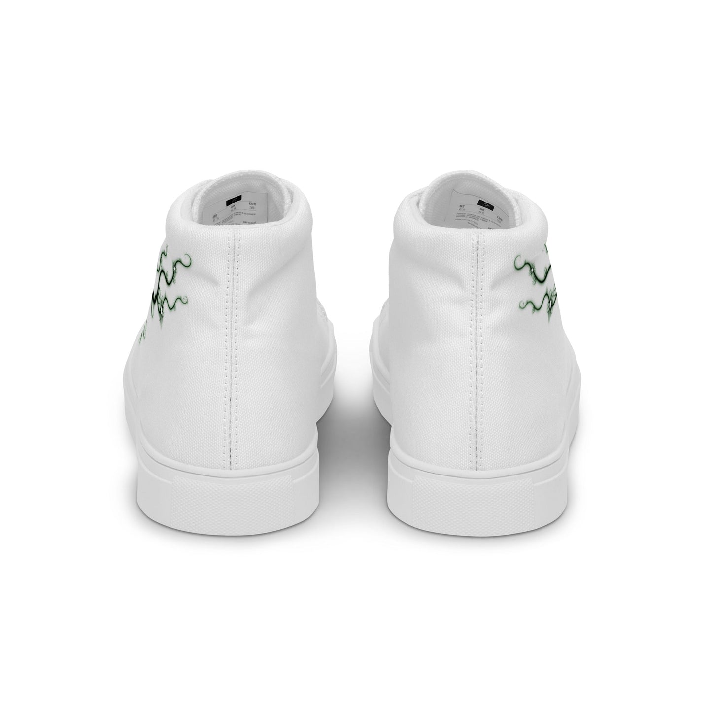 Poison Ivy high top canvas shoes