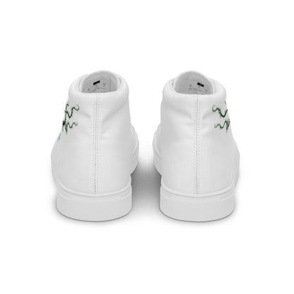 Poison Ivy high top canvas shoes