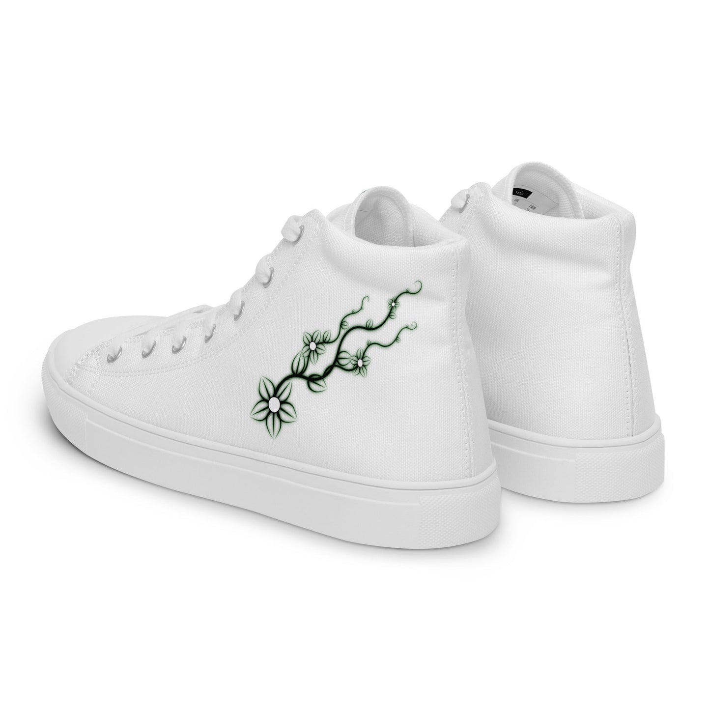 Poison Ivy high top canvas shoes