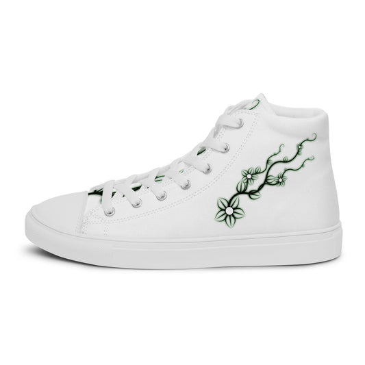 Poison Ivy high top canvas shoes