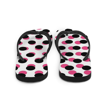 Polka Mix Flip-Flops