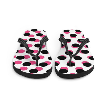 Polka Mix Flip-Flops