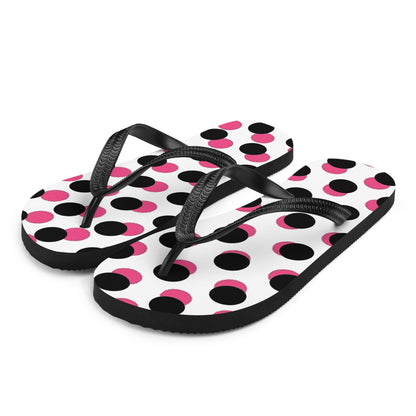 Polka Mix Flip-Flops