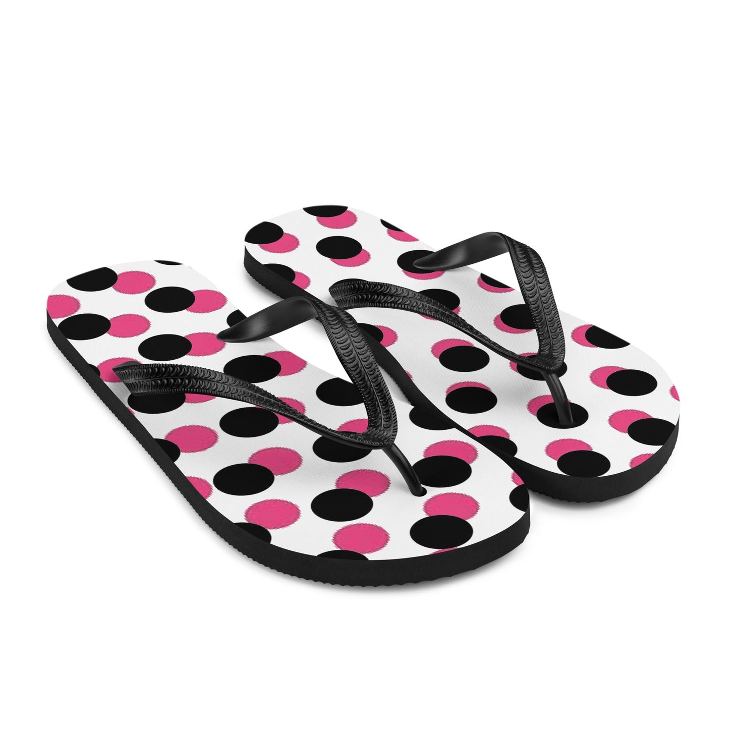 Polka Mix Flip-Flops