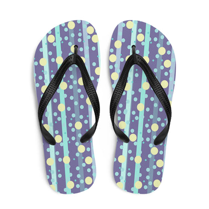 Polka Rain Flip-Flops