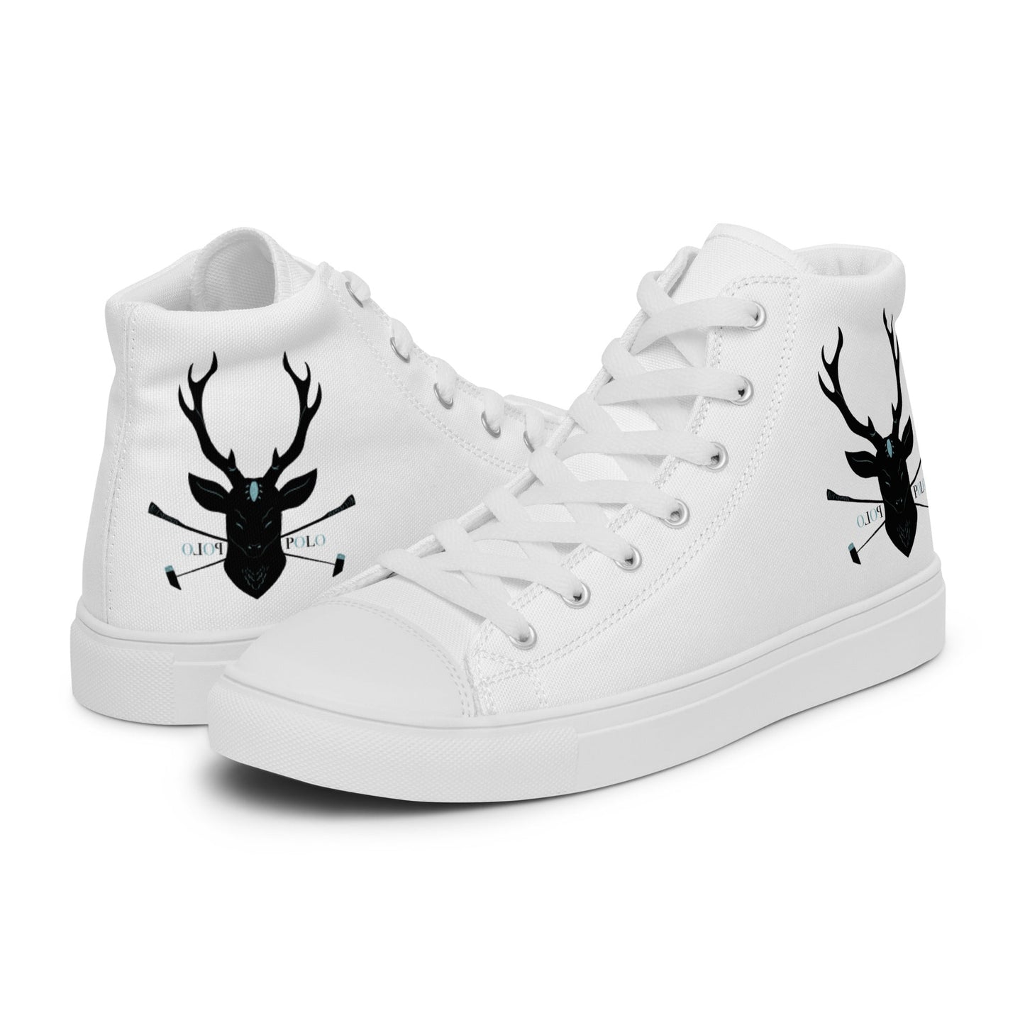 Polo Team high top canvas shoes